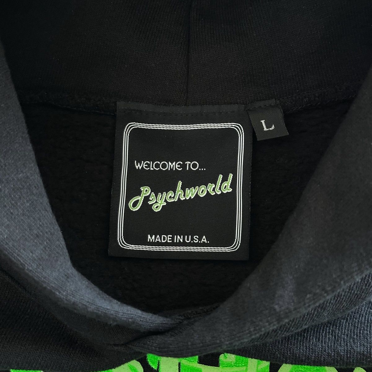 Psychworld PSYCHWORLD Dream State Heavyweight Black Hoodie Size US L / EU 52-54 / 3 - 6 Thumbnail