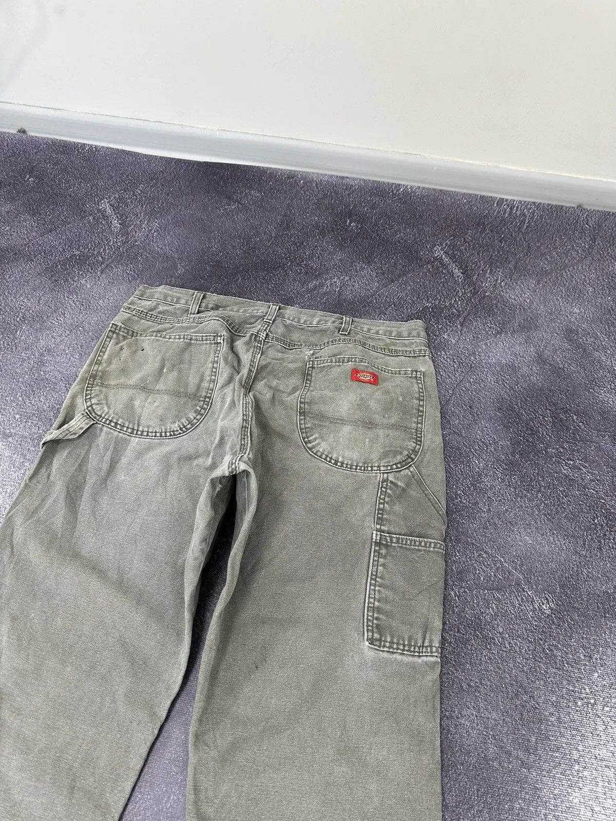 Dickies × Vintage Vintage Dickies USA Olive Hype Work Skate Baggy Pants Size US 38 / EU 54 - 4 Thumbnail