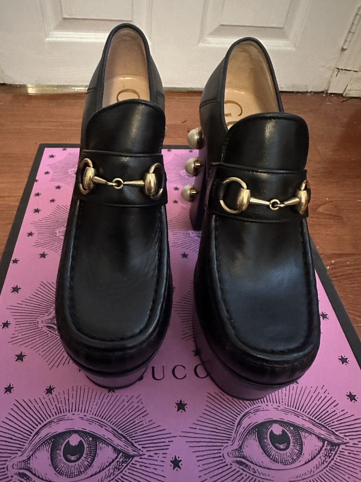 Gucci Gucci Horsebit Plaform Loafers Size US 7.5 / IT 37.5 - 2 Thumbnail