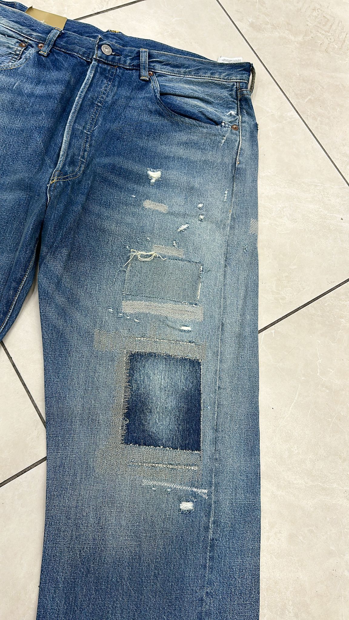 Levi's Vintage Clothing LVC Levi's Vintage Clothing 1955 501XX BigE Selvedge Jeans Size US 36 / EU 52 - 3 Thumbnail