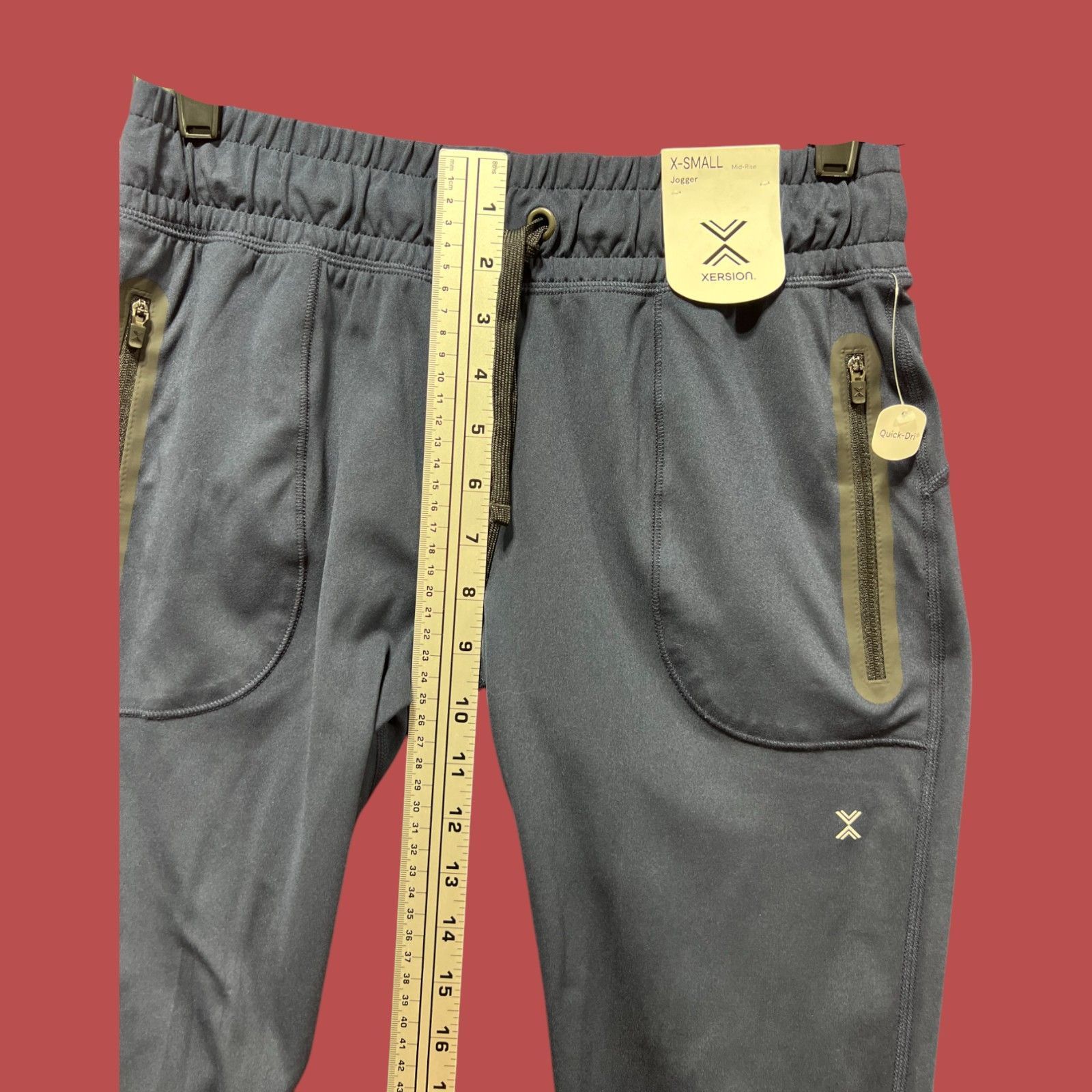 Other Xersion - Women's Mid-Rise Jogger Pants - Comfortable Fit - Size 28" / US 6 / IT 42 - 7 Thumbnail