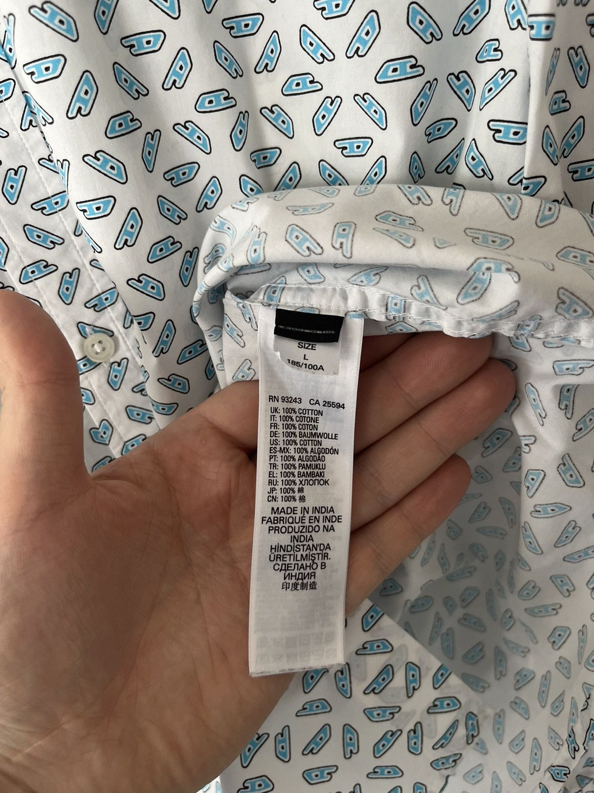 Diesel Diesel Monogram Multilogo D Y2K Button Shirt Longsleeve L Size US L / EU 52-54 / 3 - 5 Thumbnail