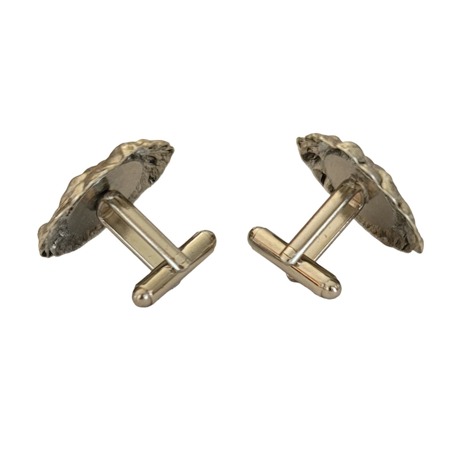 Other Silver Tone Repousse Style Lion Unisex Cufflinks, K360 Size ONE SIZE - 3 Thumbnail
