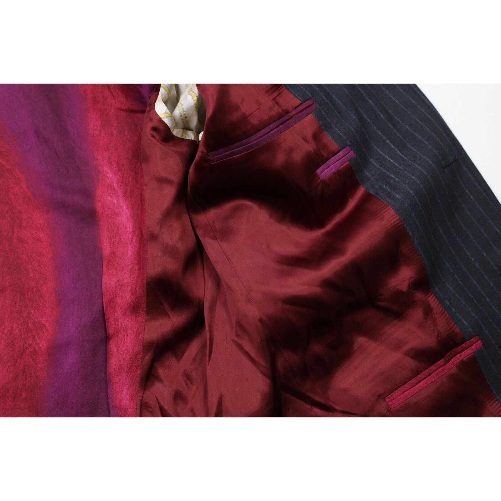 Etro Etro Milano 2 Piece Wool Pinstriped Suit Size 44R - 9 Thumbnail