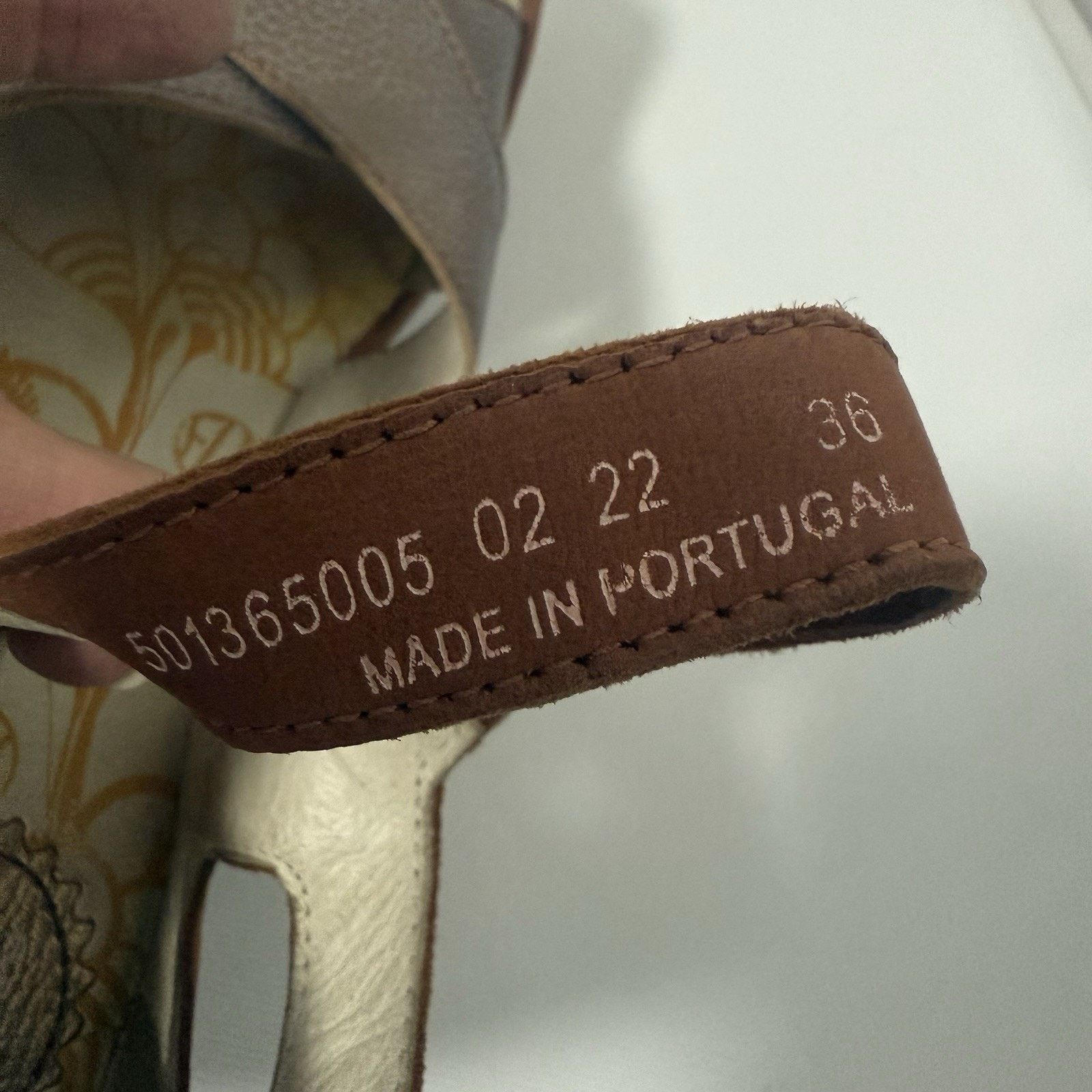 Fly London Fly London Platform Sandals EU 36 Yend Bronze Strappy Wedge Size US 5.5 / IT 35.5 - 6 Thumbnail