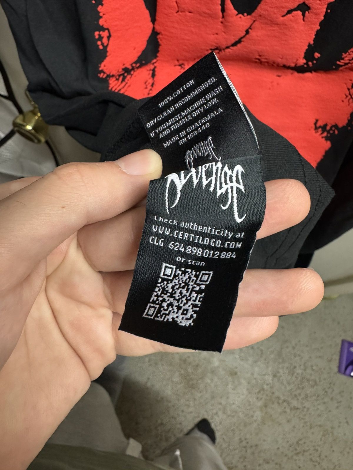 Revenge Revenge XXXTENTACION Kill Tee Black/Red Bred Size Medium Size US M / EU 48-50 / 2 - 9 Thumbnail
