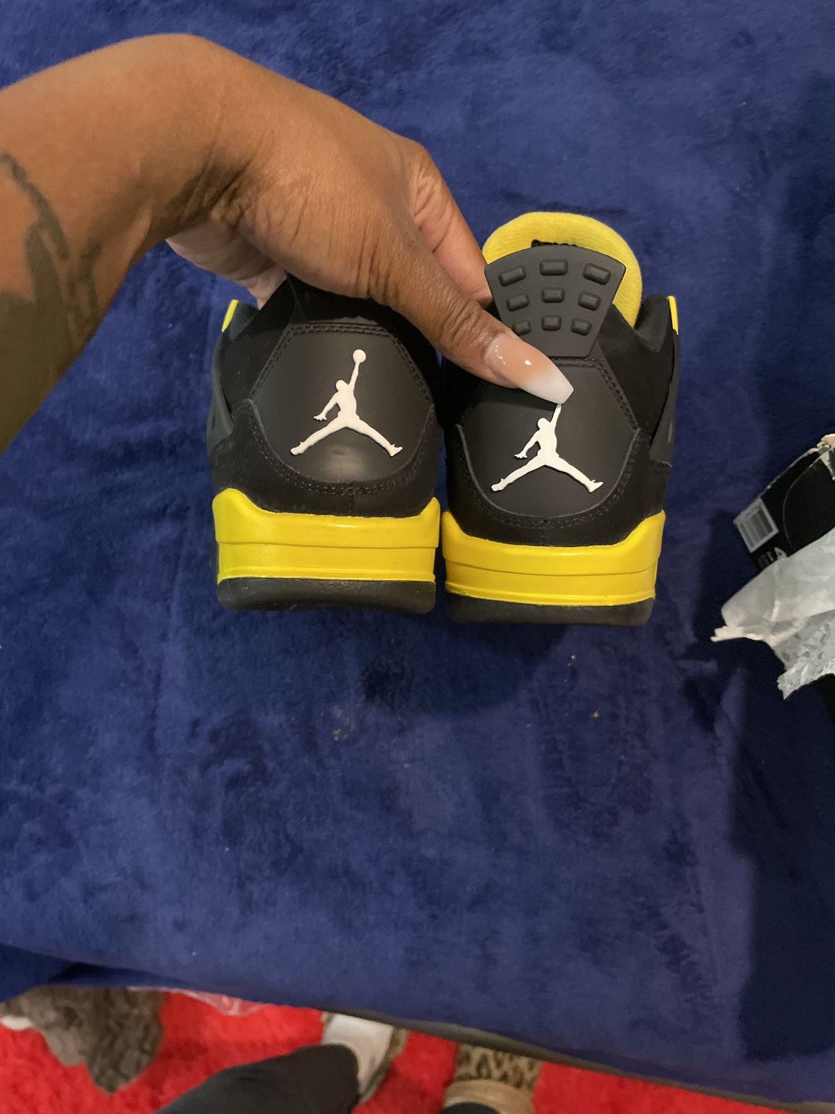 Nike Jordan 4 thunder Size US 4.5 / IT 34.5 - 6 Thumbnail