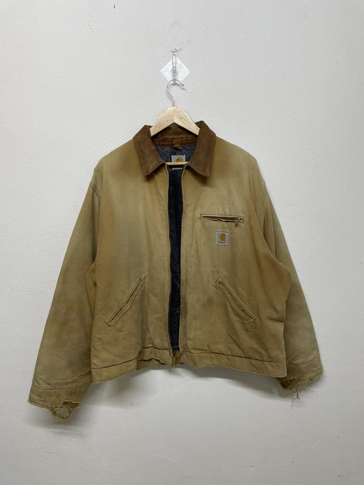 Carhartt Vintage Carhartt Detroit J01 Blanked Lined 6BLJ Jacket Usa Size US XL / EU 56 / 4 - 3 Thumbnail