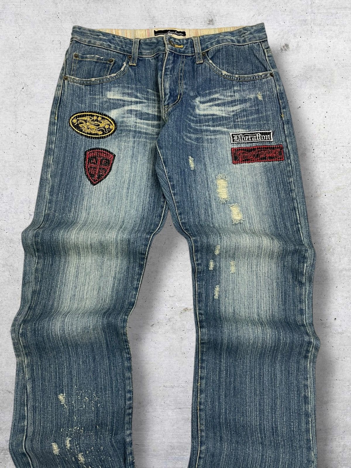 Japanese Brand JAPAN ARMEE FRANCAISE VINTAGE RUGGED AESTHETIC GRUNGE PATCH Size US 31 - 5 Thumbnail