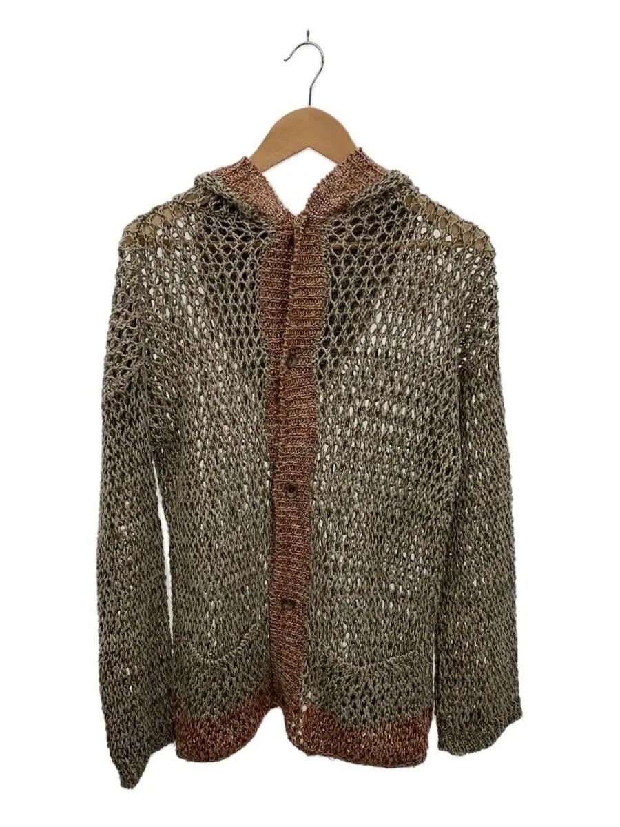 Kapital Fishnet Linen Stitch Knit Hoodie Size US L / EU 52-54 / 3 - 1 Thumbnail