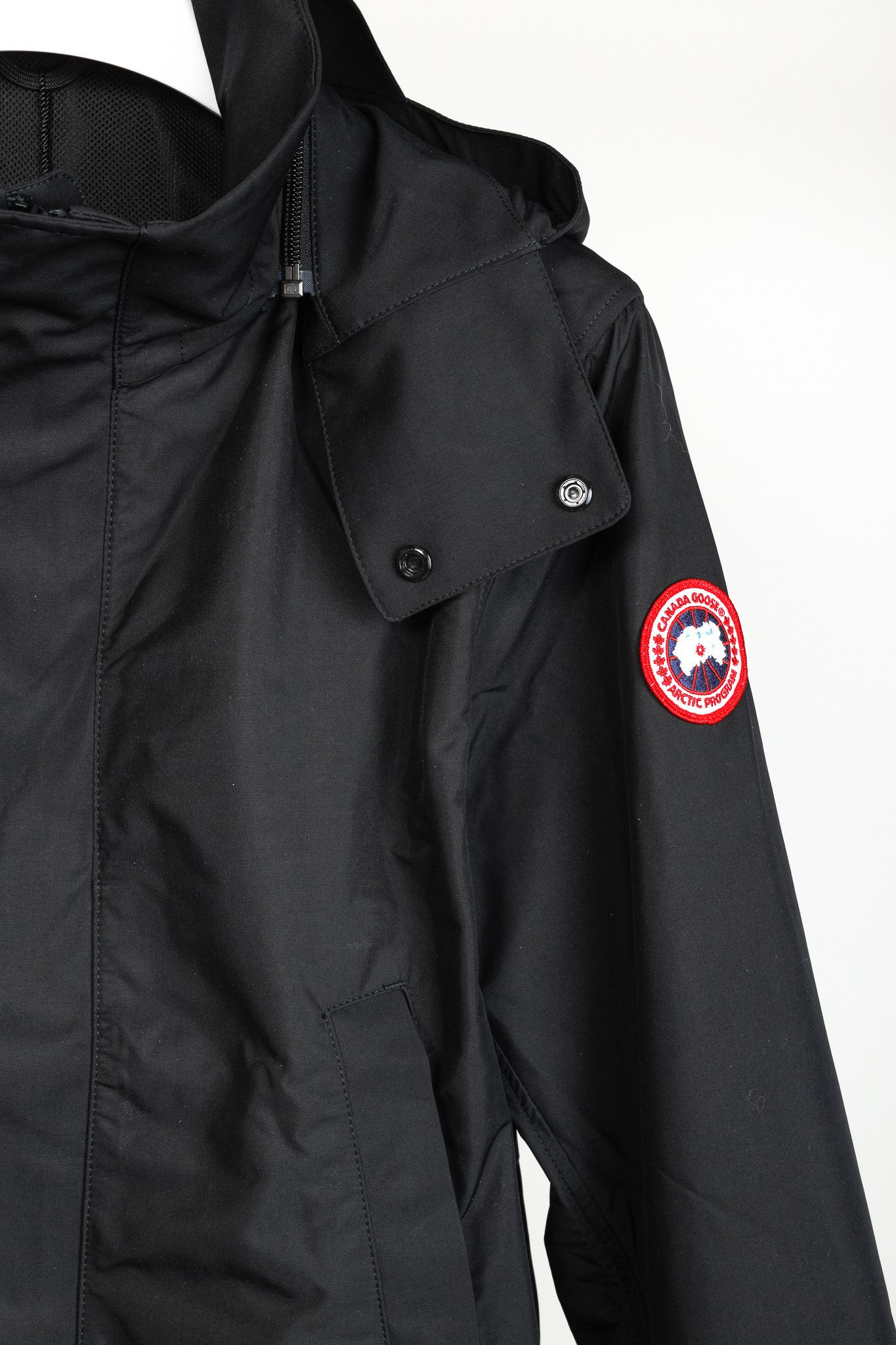 Canada Goose Canada Goose Crew Trench Black Zip Rain Jacket Size US M / EU 48-50 / 2 - 5 Thumbnail