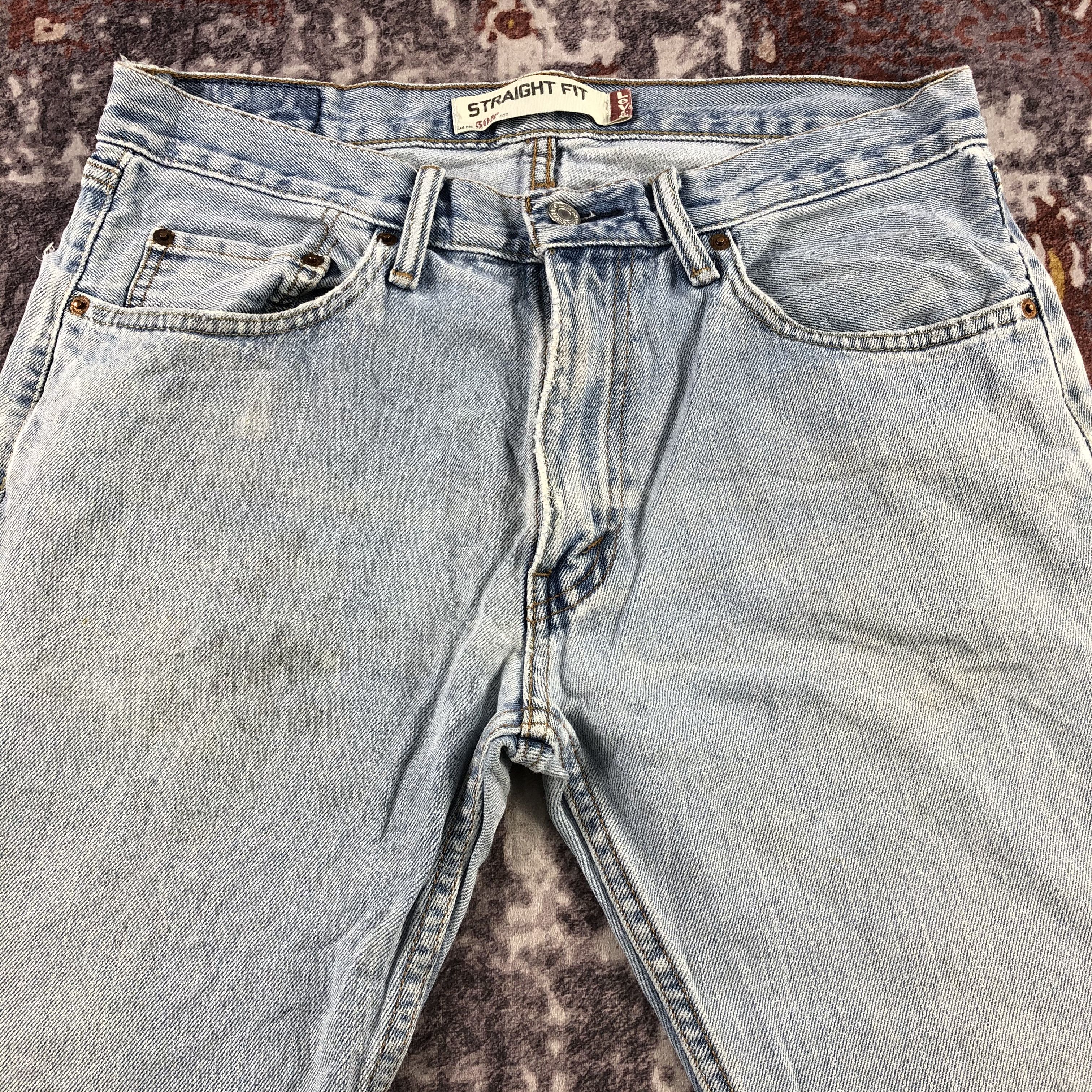 Levi's × Vintage Vintage Blue Wash Levis 505 Jeans-JM3122 Size US 33 - 3 Thumbnail