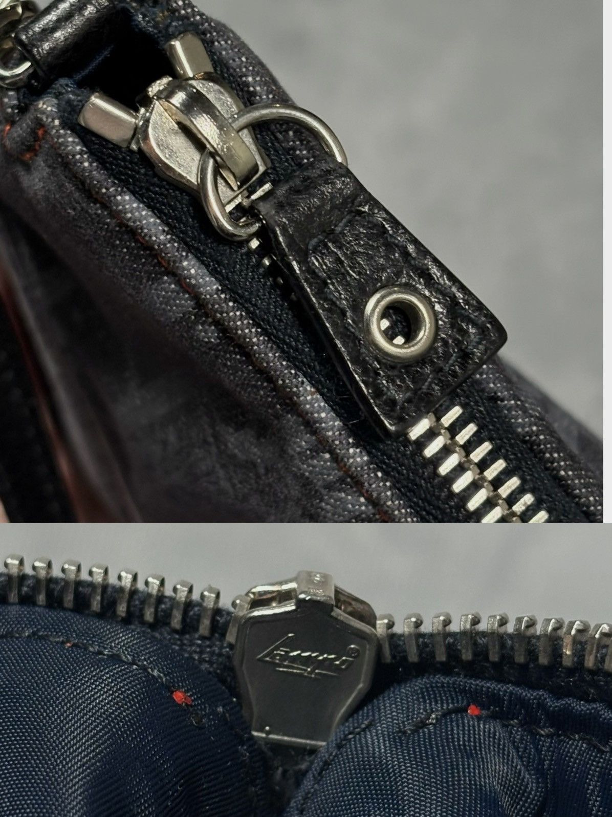 Dior RARE DIOR BY GALLIANO 2005 Trotter Denim Saddle Bag Size ONE SIZE - 15 Thumbnail