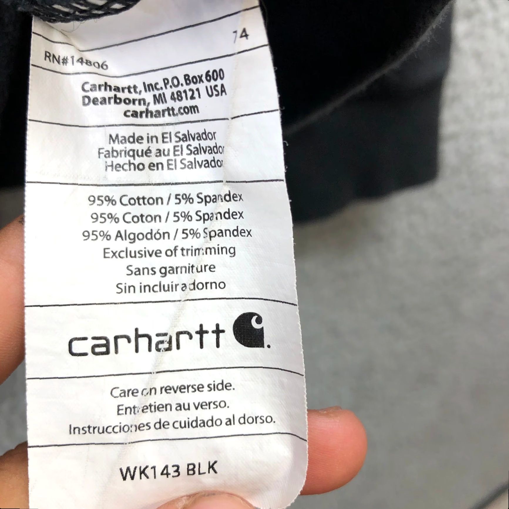 Carhartt VINTAGE Carhartt WK143 Athletic Jacket Women’s Large L Long Sleeve Full Zip Black Logo Size L / US 10 / IT 46 - 5 Thumbnail