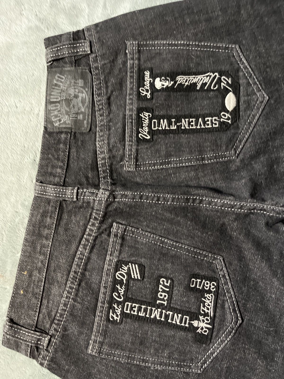 Ecko Unltd. × Marc Ecko Black y2k ecko unltd jorts vintage Size US 30 / EU 46 - 4 Thumbnail