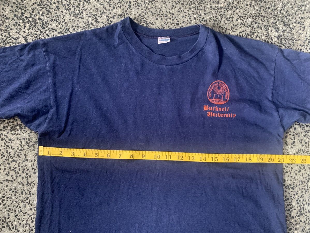 Champion Vintage 70s Champion Blue Bar Bucknell University T shirt Size US XL / EU 56 / 4 - 9 Thumbnail
