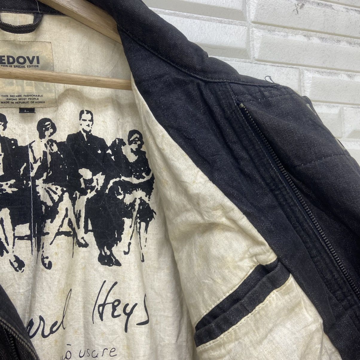 Designer × Japanese Brand Edovi Issey Miyake Inspire Oversize Denim Loose Bomber Style Size US M / EU 48-50 / 2 - 22 Thumbnail