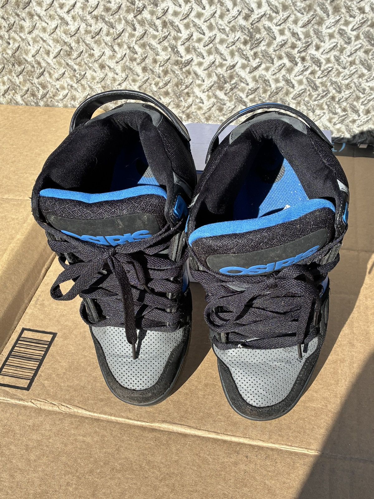 Osiris Osiris NYC 83 LTE Rare Blue Black Men's High Top Skate 7.5 Size US 7.5 / EU 40-41 - 4 Thumbnail