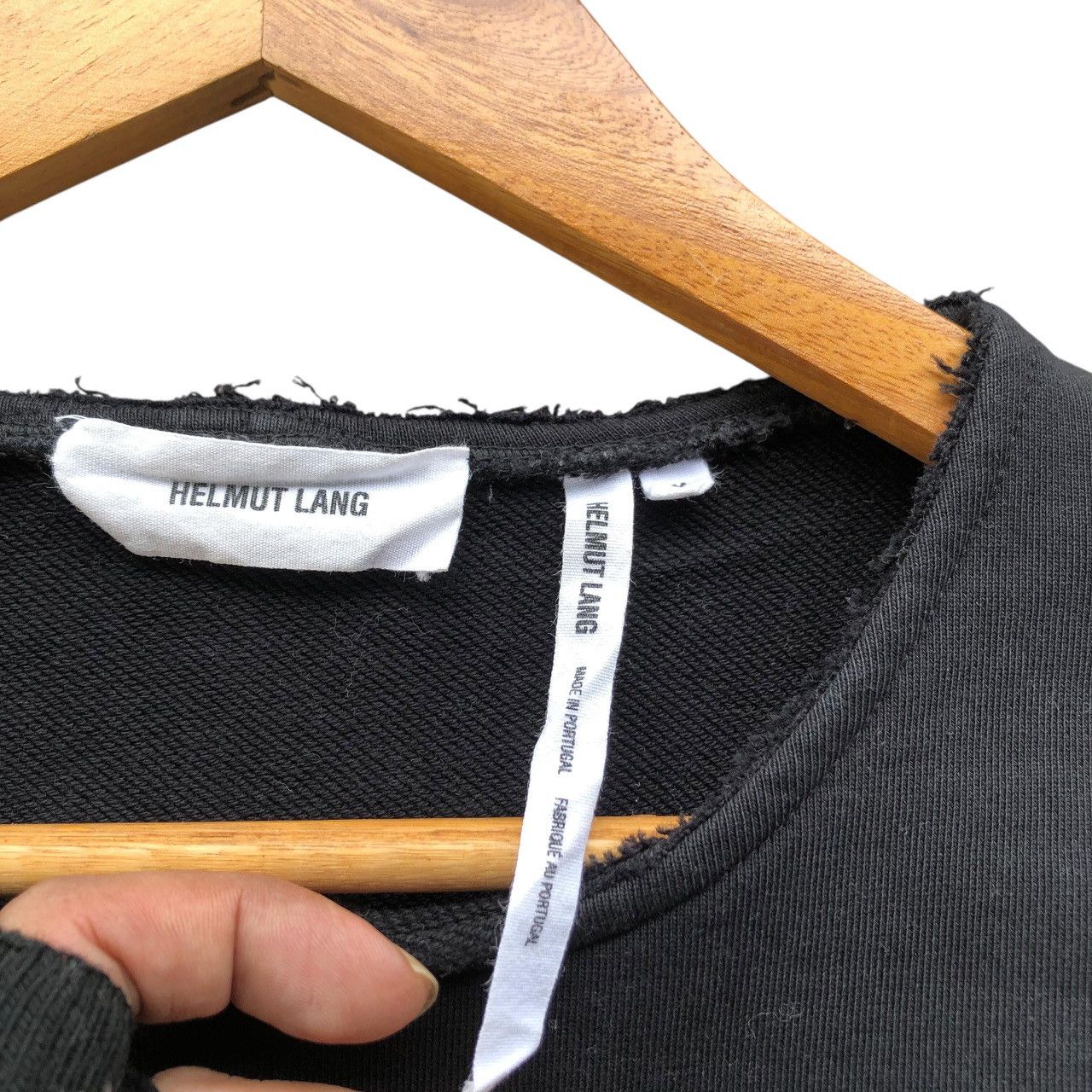 Helmut Lang Aw 18/19 HELMUT LANG limited edition taxi crop crewneck Size US M / EU 48-50 / 2 - 5 Thumbnail