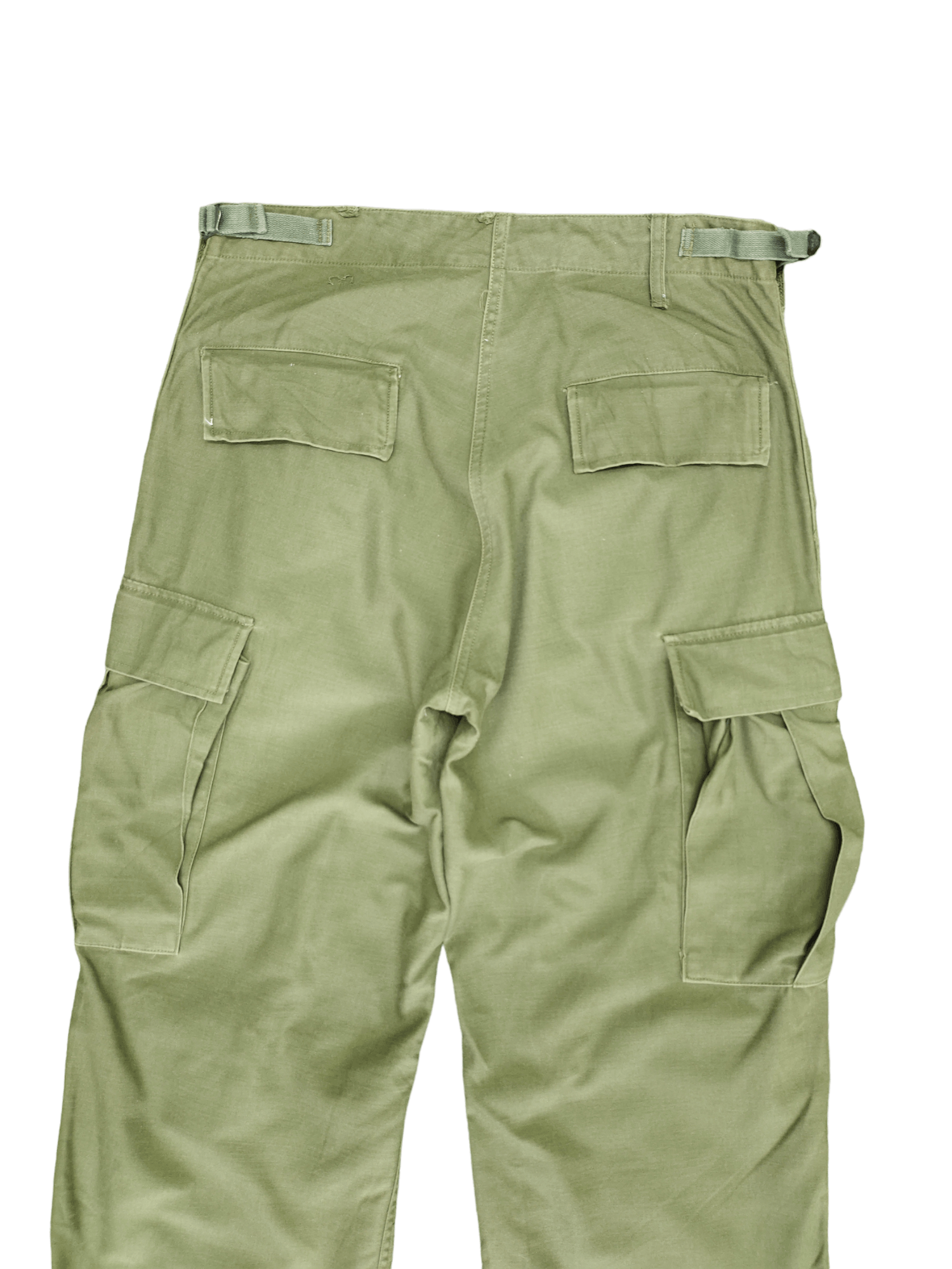Vintage Vtg OG Us Army Sateen Cargo Pant 60s 70s Nam Era Scovill Usa Size US 31 - 11 Thumbnail