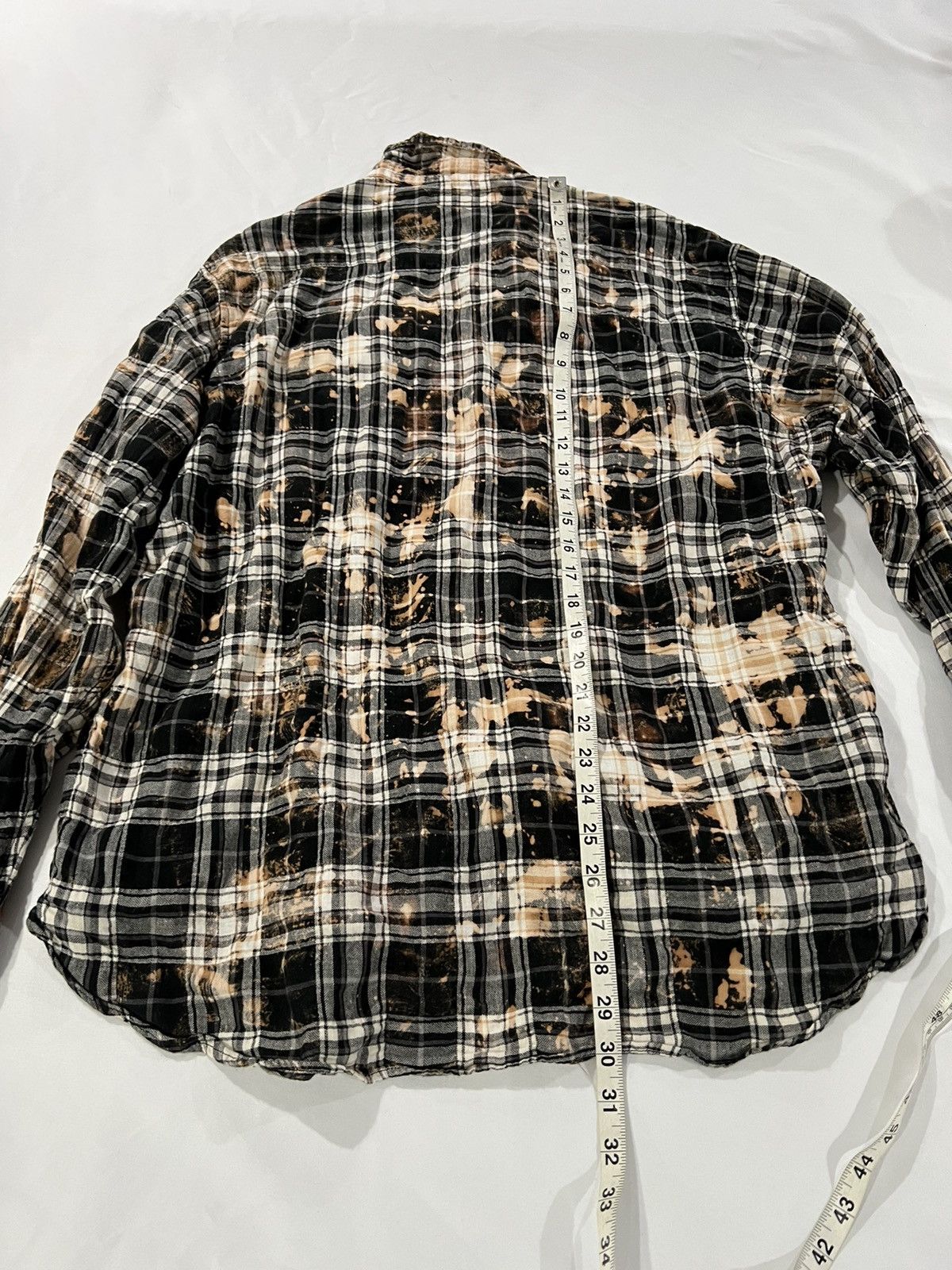 Saint Laurent Paris Saint Laurent Hedi Slimane men’s bleached flannel shirt. S. Size US S / EU 44-46 / 1 - 7 Thumbnail