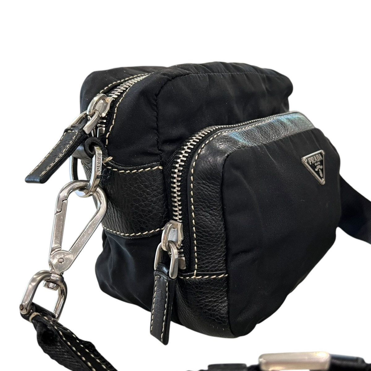 Prada Prada Tessuto Nylon Mini Shoulder Bag Size ONE SIZE - 3 Thumbnail
