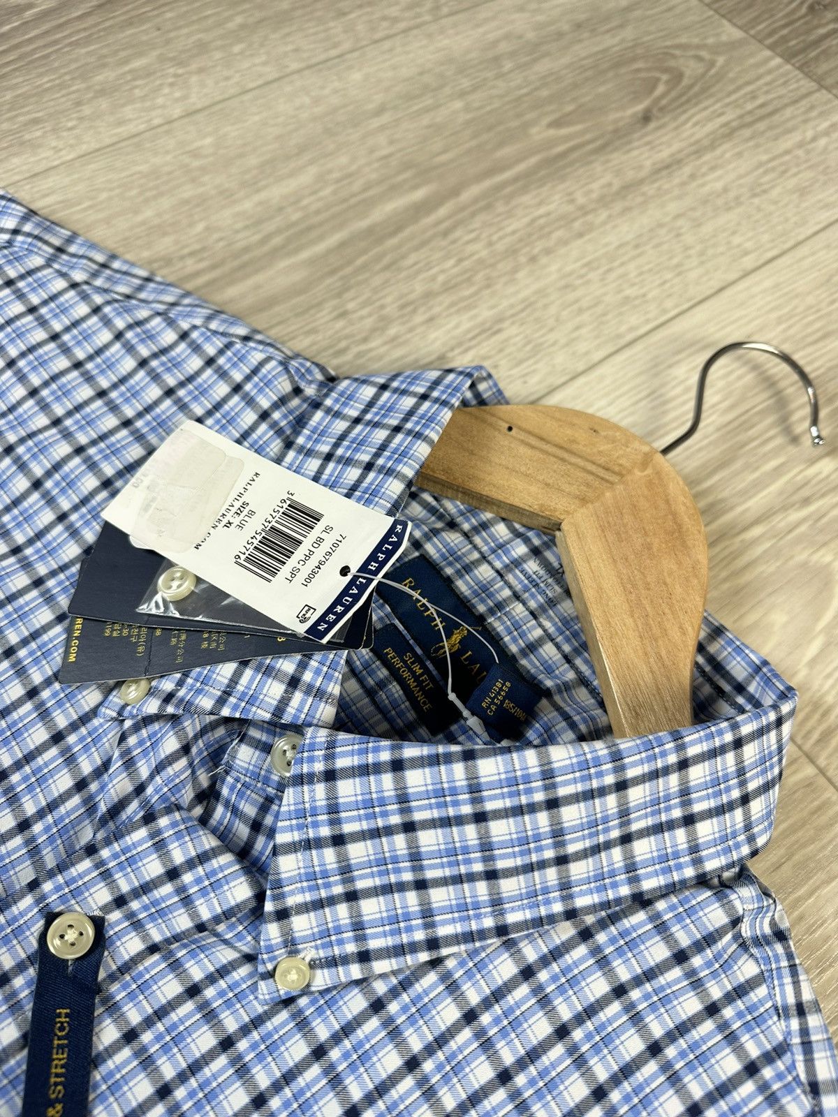 Polo Ralph Lauren New POLO RALPH LAUREN Button Up Shirt Blue Striped Size US XL / EU 56 / 4 - 7 Thumbnail