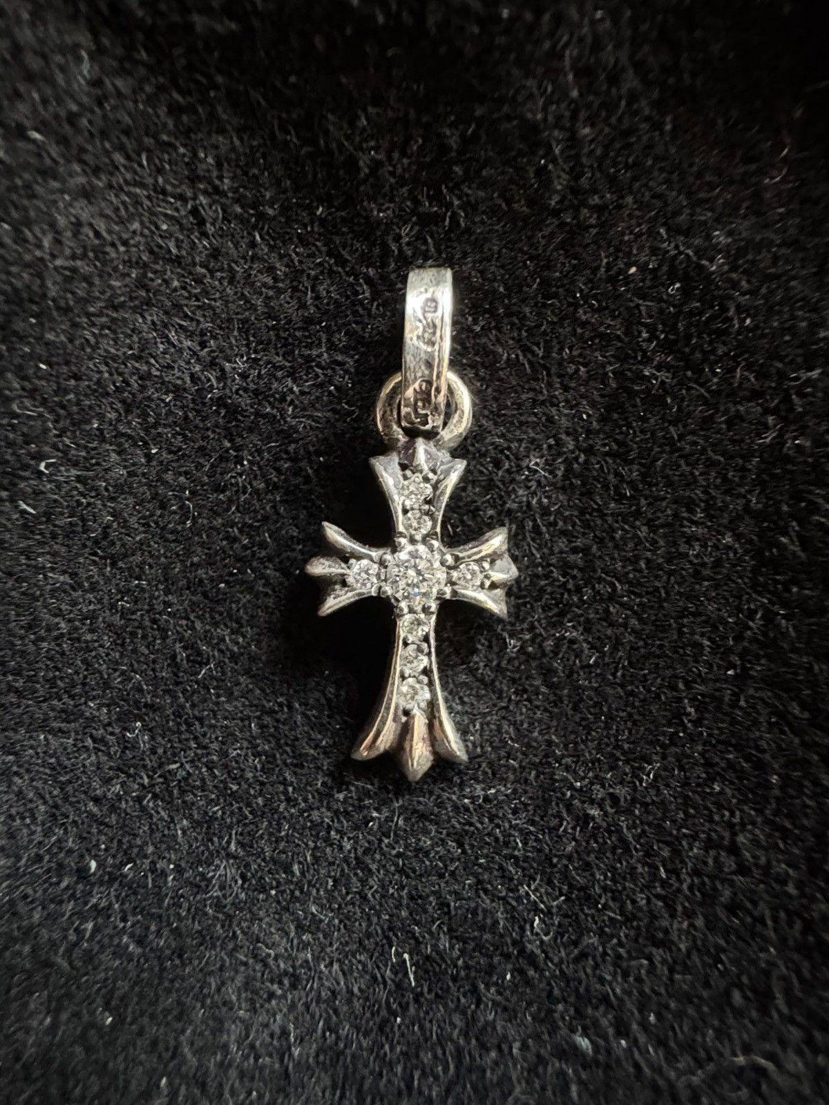 Chrome Hearts Silver diamond baby fat Size ONE SIZE - 1 Thumbnail