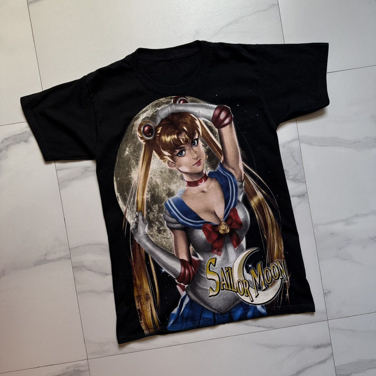 Anime Vintage Sailor Moon Rare Print Tee Size US S / EU 44-46 / 1 - 4 Thumbnail