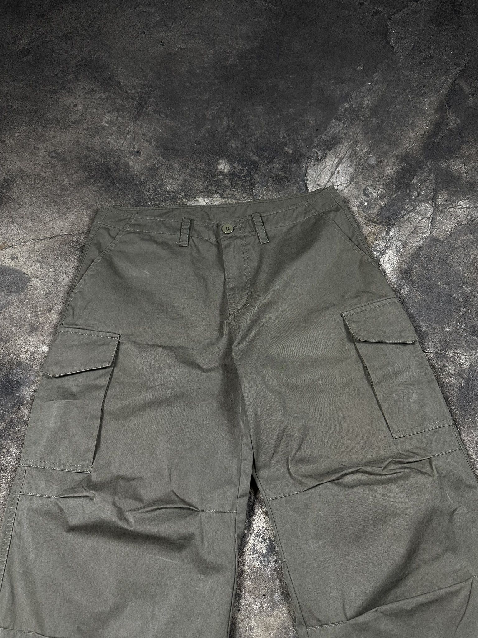 Our Legacy Our Legacy Parachute Cargo Baggy Oversized Pants Khaki Size US 32 / EU 48 - 2 Thumbnail