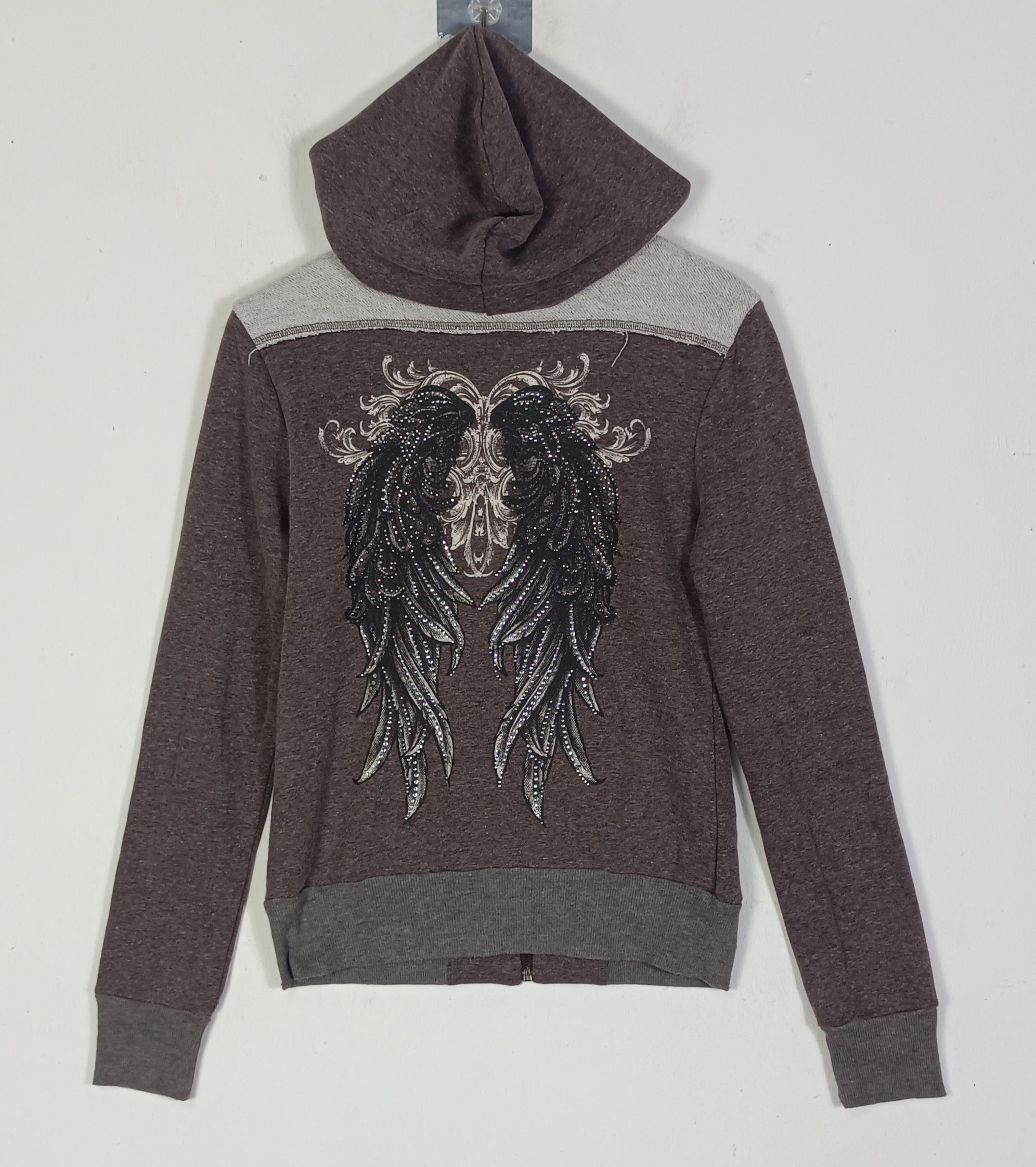 If Six Was Nine × Japanese Brand × Miss Me Miss Me Cross Embroidery Logo Zip Up Hoodie Size S / US 4 / IT 40 - 1 Thumbnail