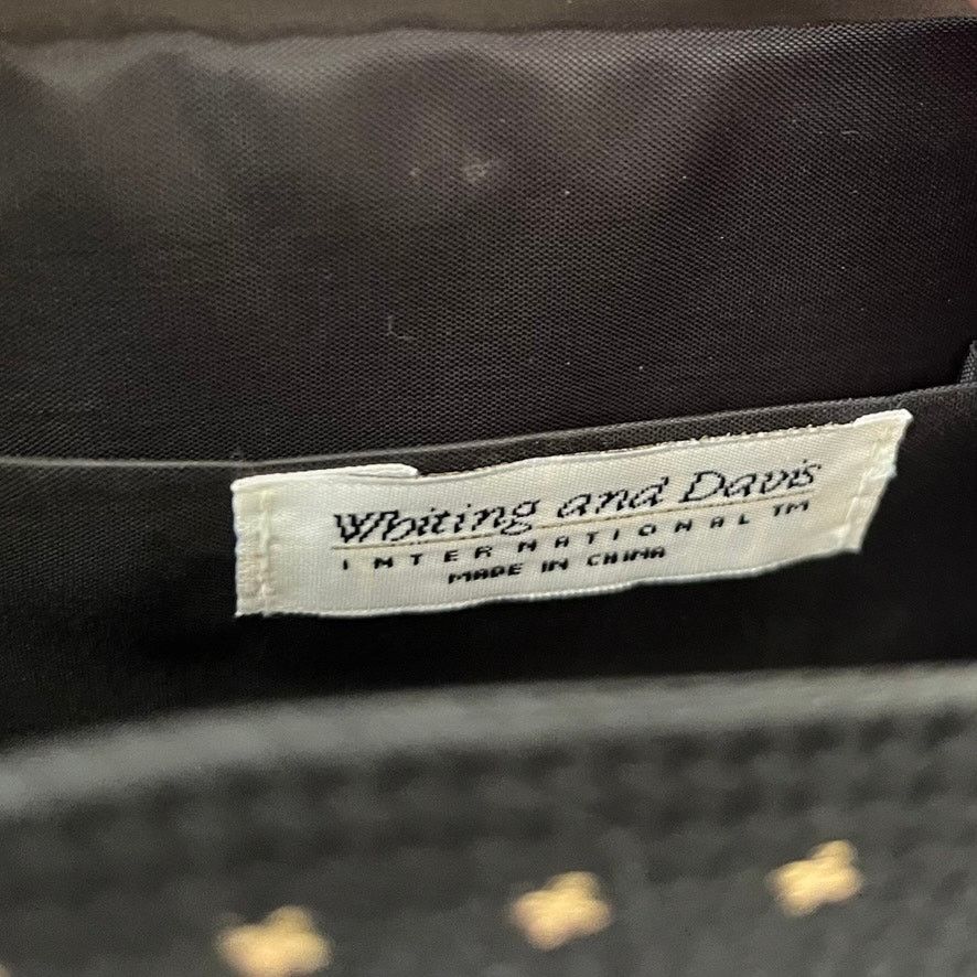 Vintage Vintage Whiting & Davis Black Jacquard Box Evening Bag Size ONE SIZE - 6 Thumbnail