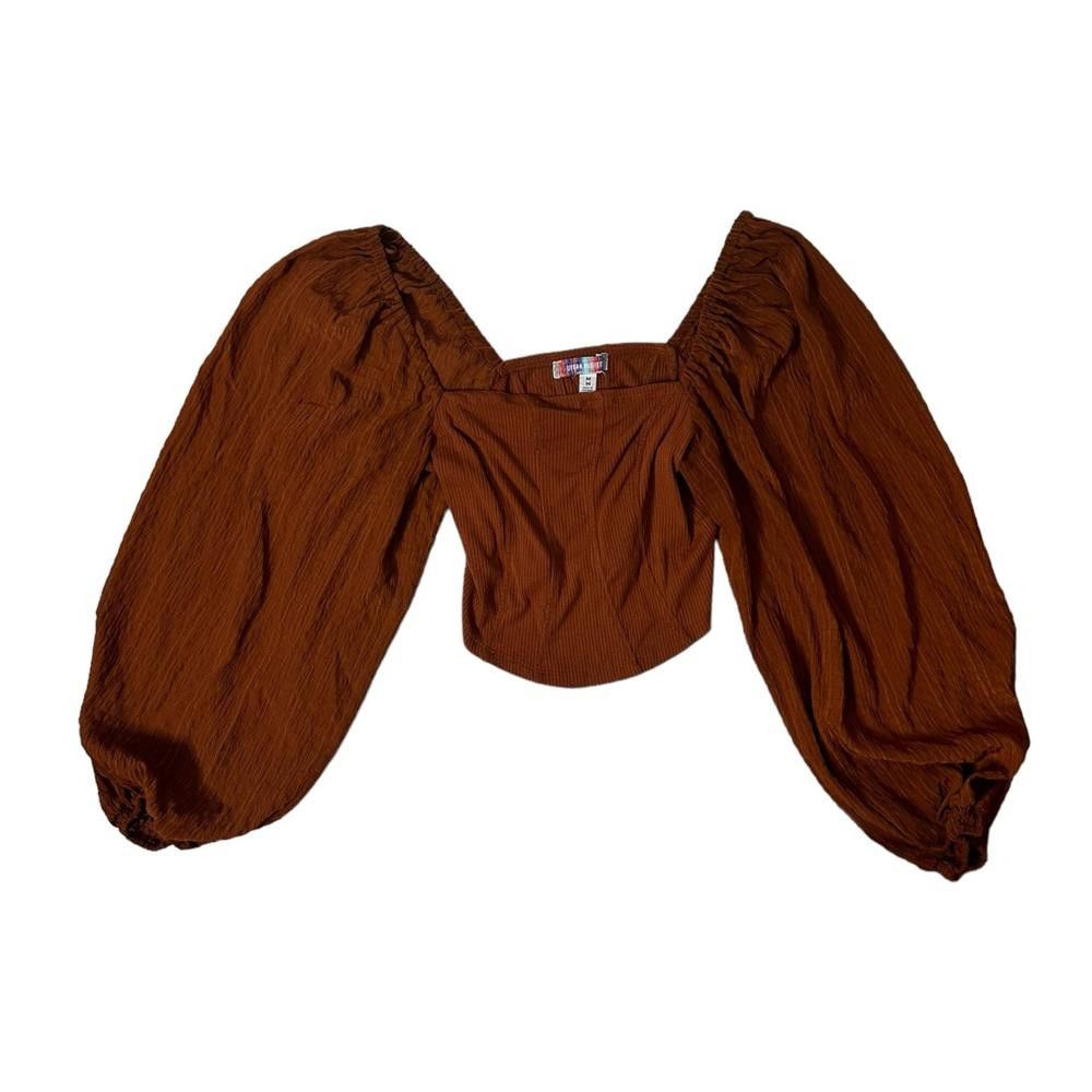 Urban Outfitters Urban Outfitters l Claudia Rust Orange Top Medium Size M / US 6-8 / IT 42-44 - 2 Thumbnail