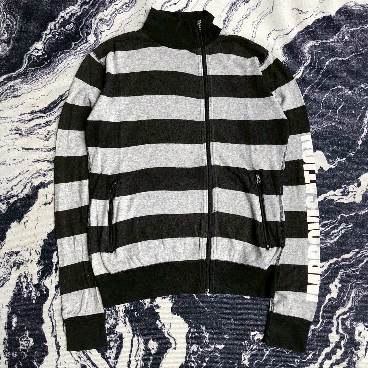 Hysteric Glamour Hysteric Glamour "IMPROVISATION" Striped Jacket Size S / US 4 / IT 40 - 1 Thumbnail
