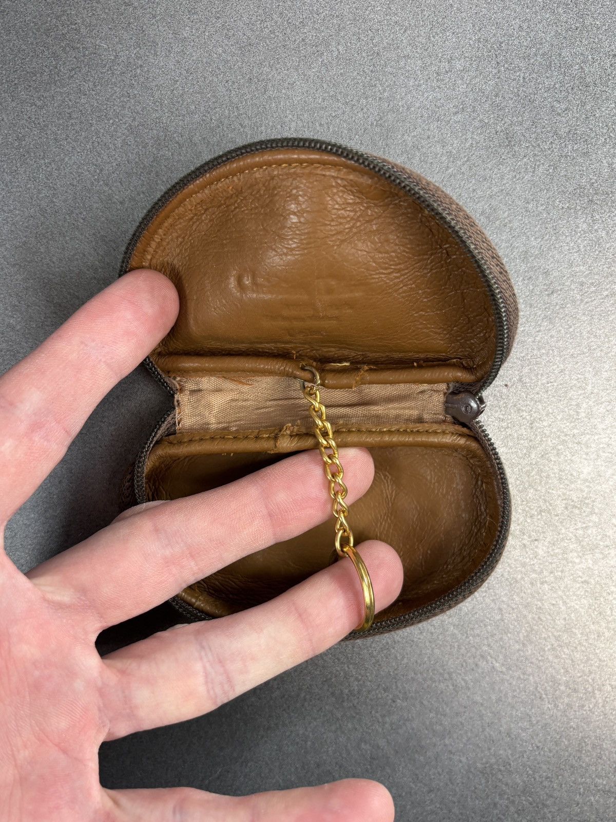 Dior 1970s Christian Dior Trotter Coin Purse Vintage Monogram Key Size ONE SIZE - 7 Thumbnail