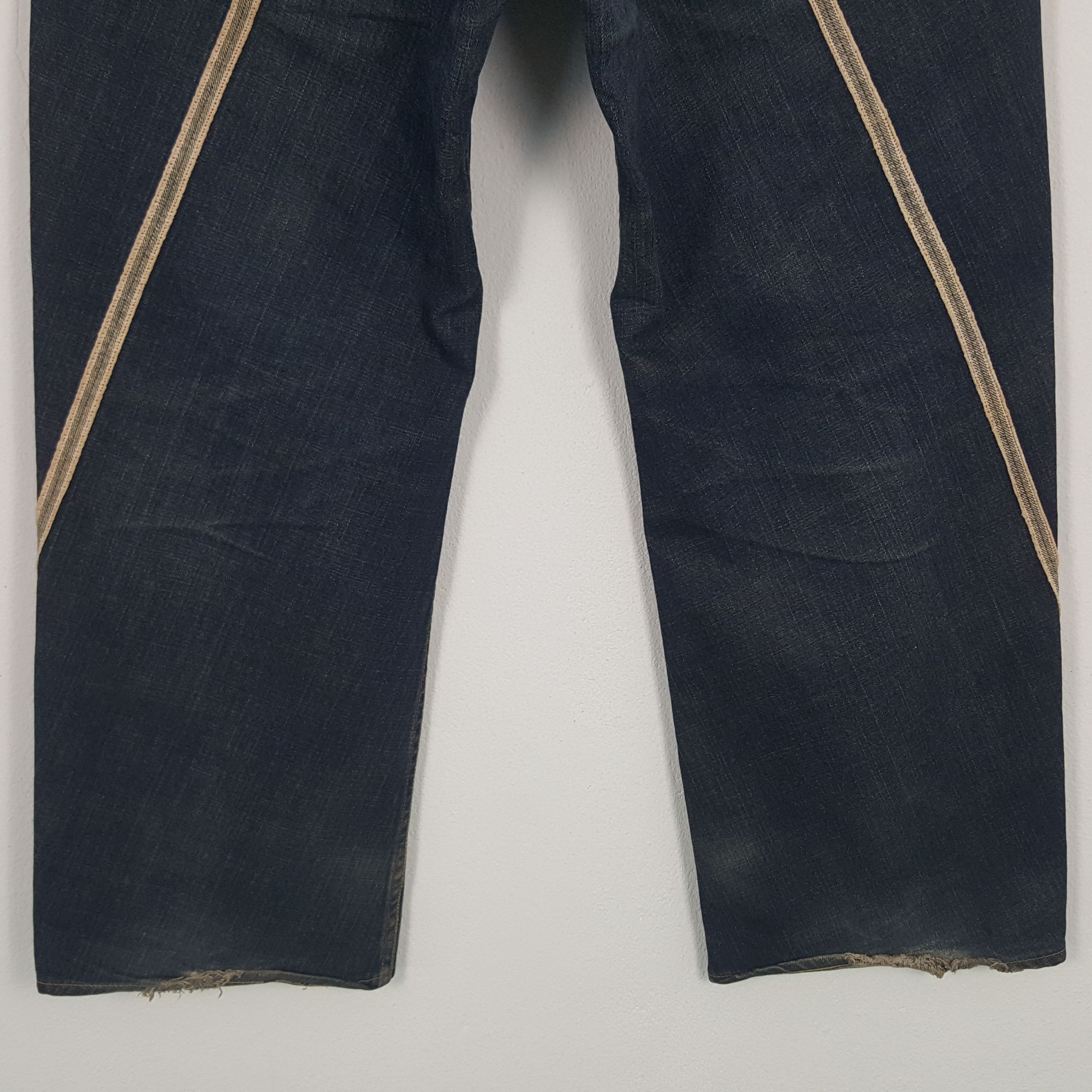 Evisu × Vintage Vintage Evisu Japan Selvedge Style Custom Daicock Denim Size US 36 / EU 52 - 6 Thumbnail