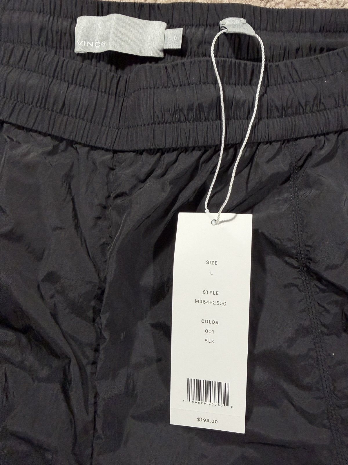 Vince Vince Men’s Black Nylon Jogger Pants – Size Large Size US 35 - 2 Thumbnail