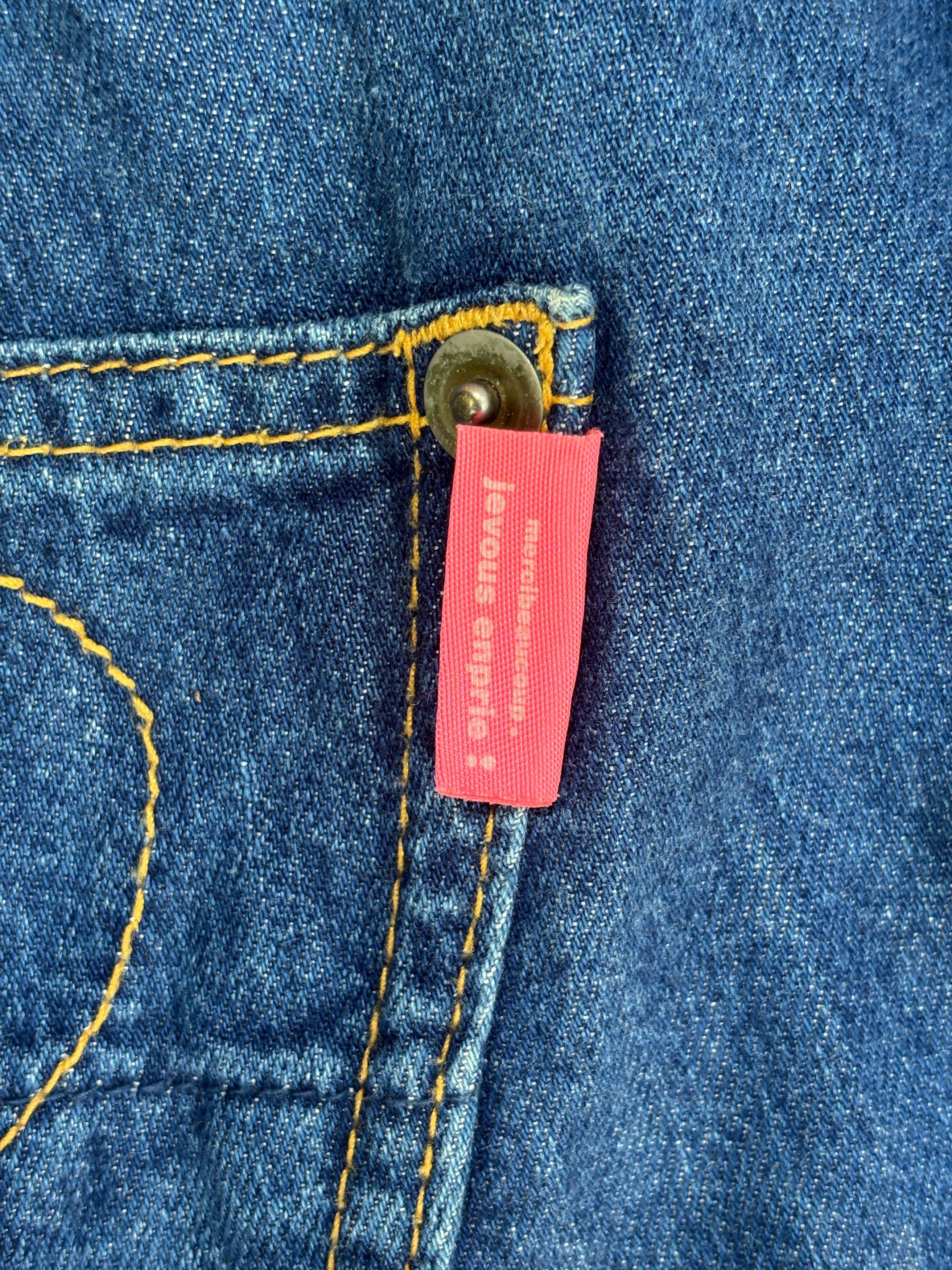Issey Miyake × mercibeaucoup Mercibeaucoup By Issey Miyake Drop Crotch Blue Jeans Size 32" / US 10 / IT 46 - 8 Thumbnail