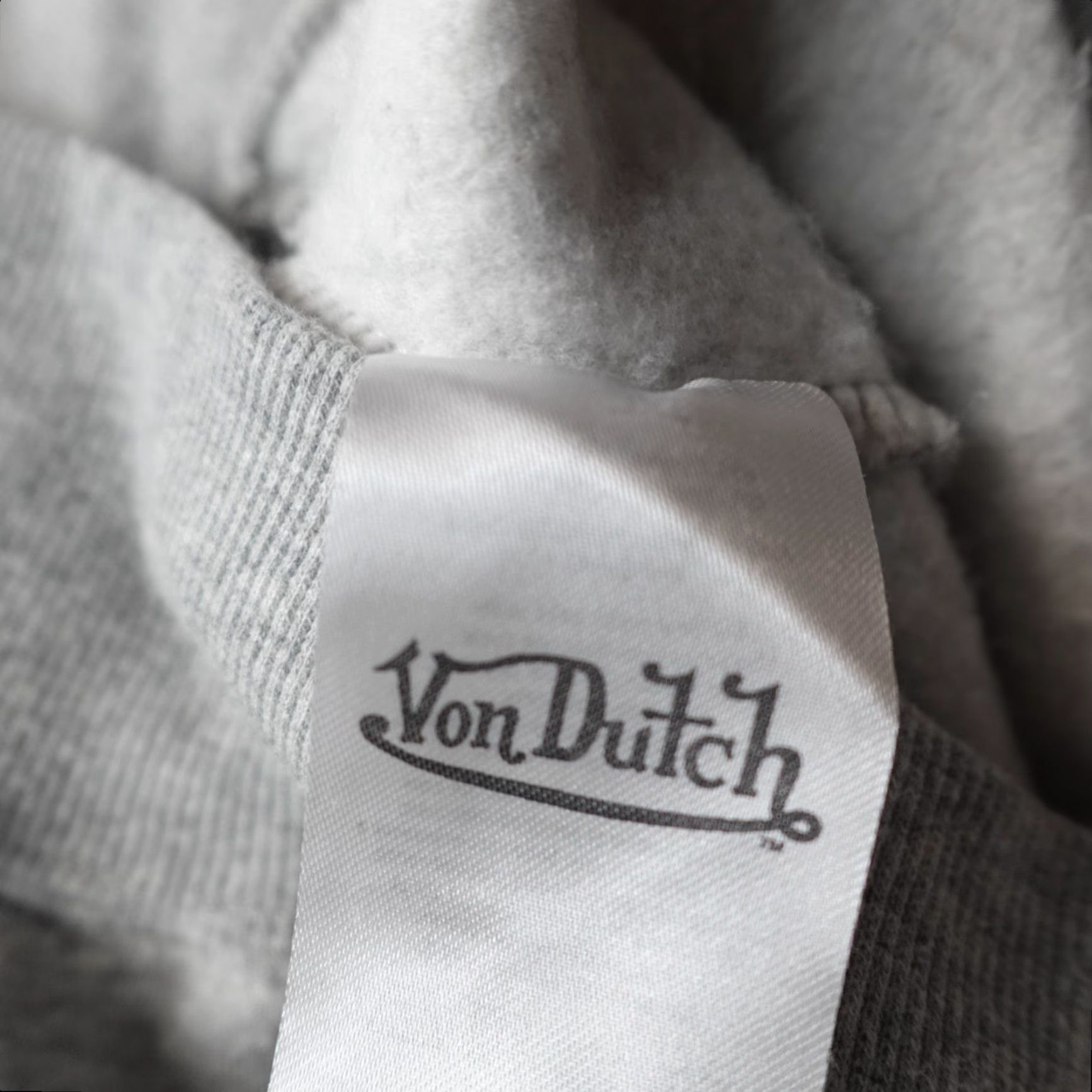 Von Dutch Von Dutch Mens Hoodie 3XL Gray Crew Neck Long Sleeve Fleece Cotton Blend Logo Pullover Sweatshirt Winter Size US XXL / EU 58 / 5 - 4 Thumbnail