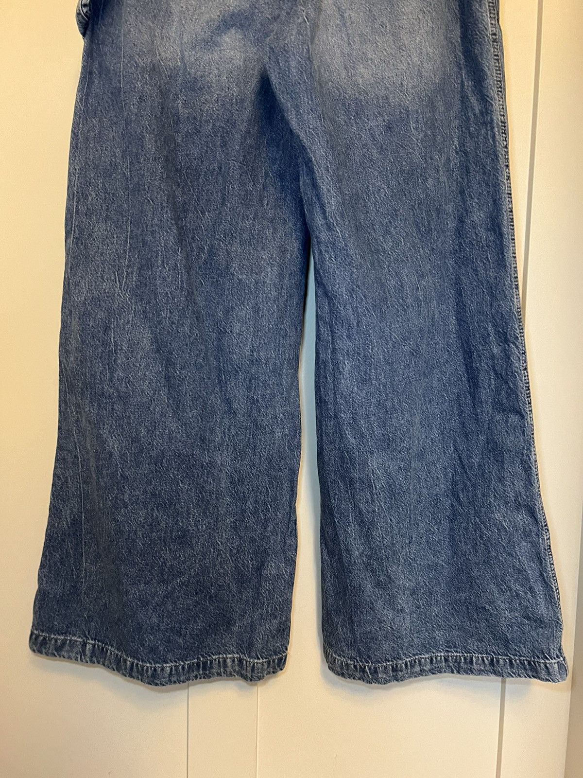 Garage Garage baggy wide leg flared blue jeans Size 27" / US 4 / IT 40 - 5 Thumbnail