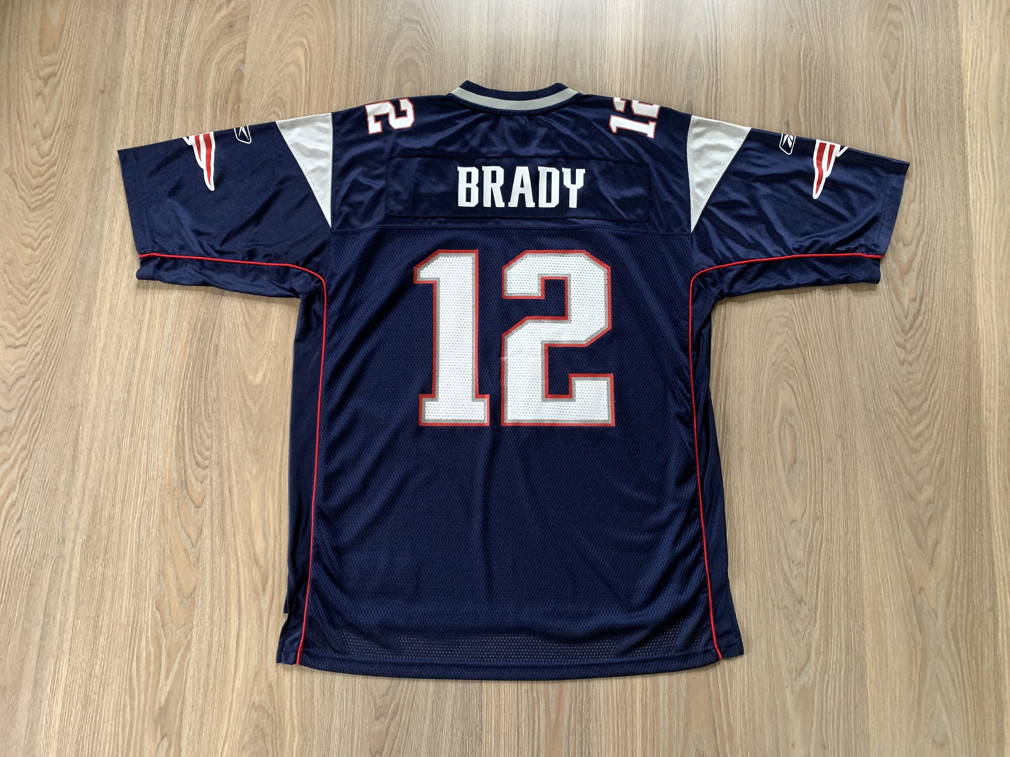 NFL × Reebok × Vintage Reebok NFL New England Patriots Tom Brady #12 Jersey Size US XL / EU 56 / 4 - 3 Thumbnail