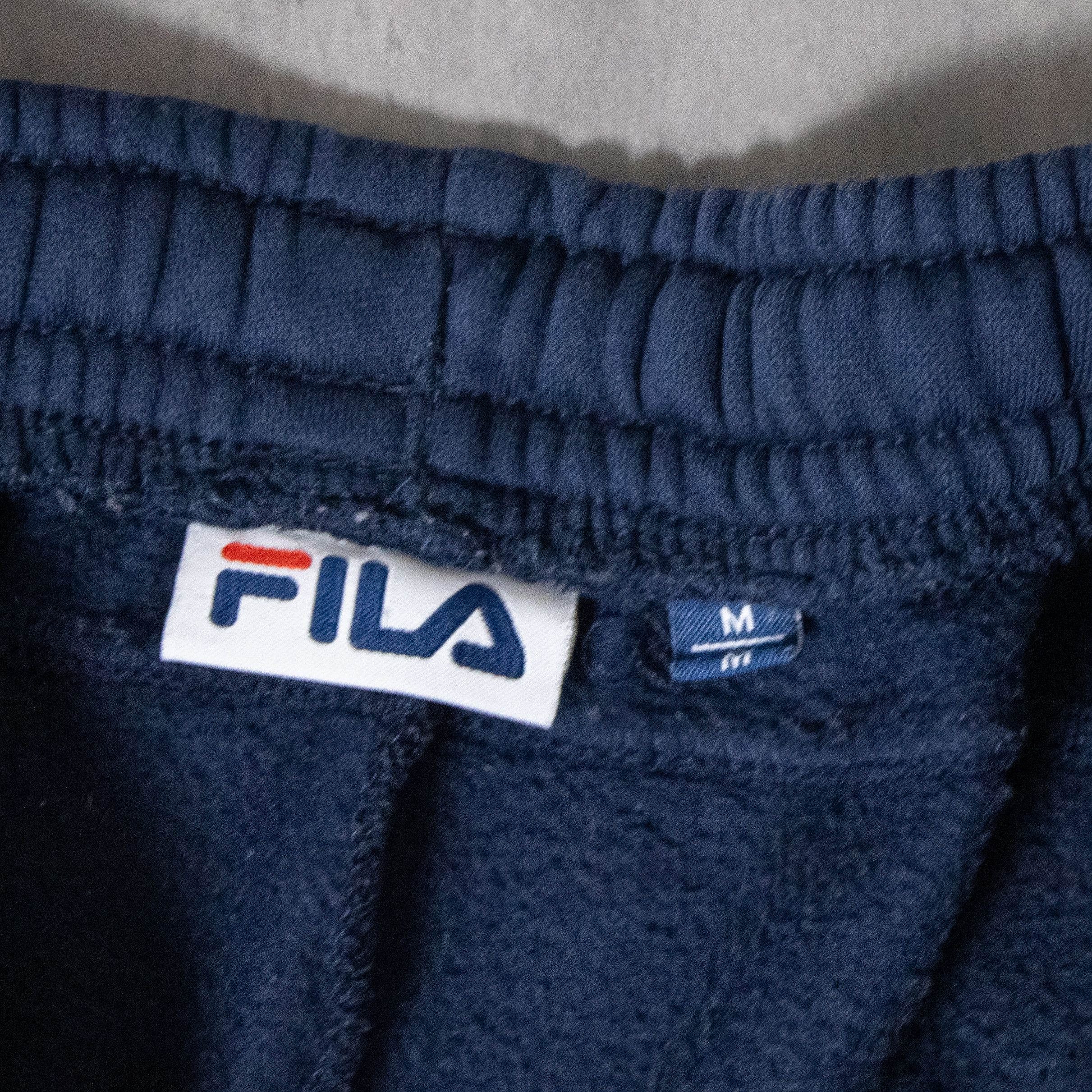 Fila Y2K 2000's Fila Baggy Relax Wide Legged Navy Sweat Pant's Size US 30 / EU 46 - 9 Thumbnail