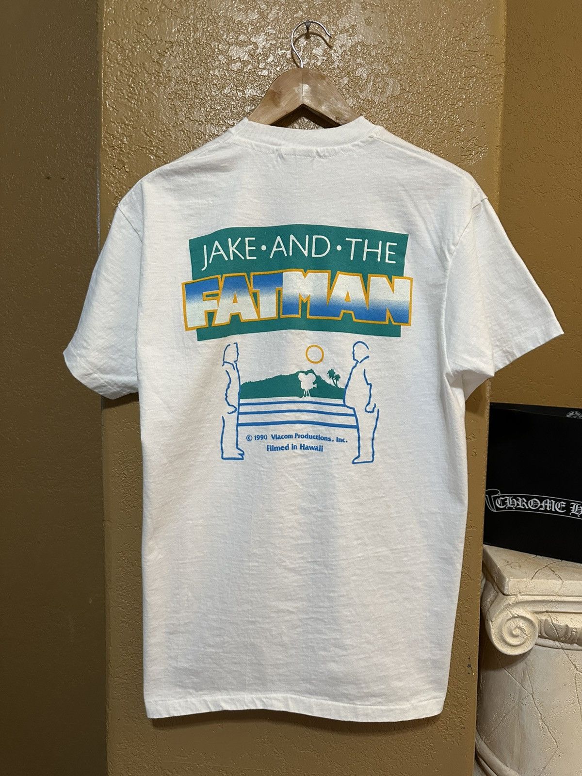 Vintage 🎬 1990 cast & crew Jake And The Fatman tee shirt Size US L / EU 52-54 / 3 - 1 Thumbnail