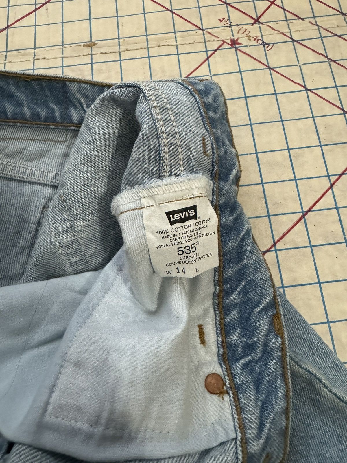 Levi's × Levi's Vintage Clothing × Vintage Vintage Levi’s 535 Euro Fit Jeans New With Tag Women’s Size 30" / US 8 / IT 44 - 12 Thumbnail