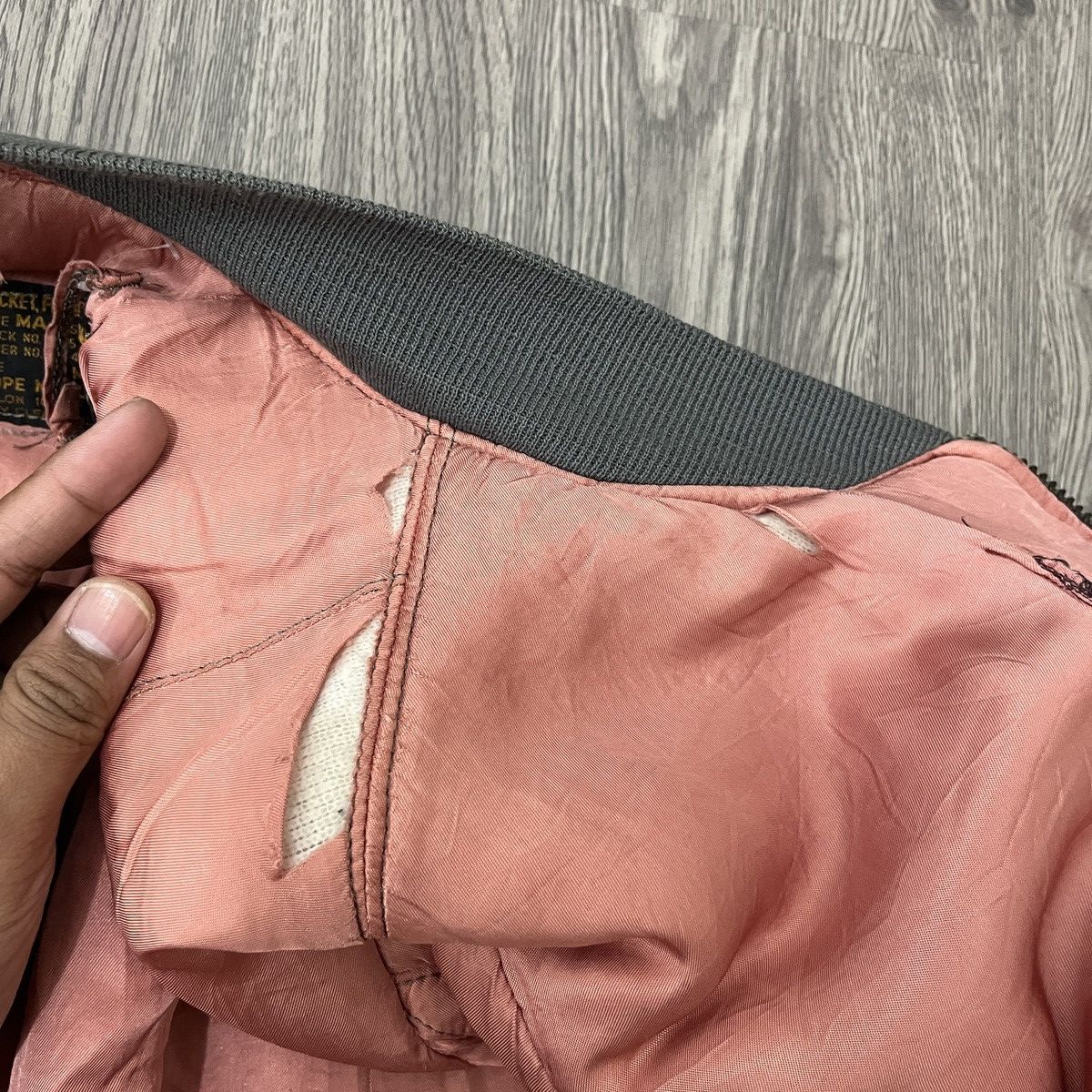 Alpha Industries Hope Manufacturing inc Ma-1 Fly Bomber Jacket Army Size US M / EU 48-50 / 2 - 18 Thumbnail