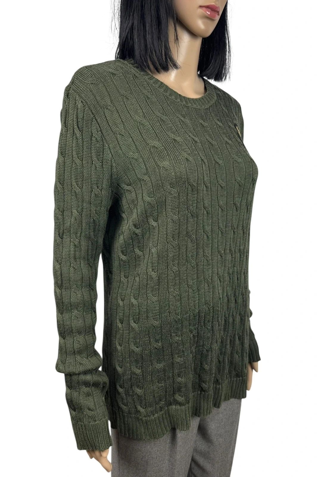 Lauren Ralph Lauren Lauren Ralph Lauren Cable Knit Sweater Tunic Cotton size L Size L / US 10 / IT 46 - 3 Thumbnail