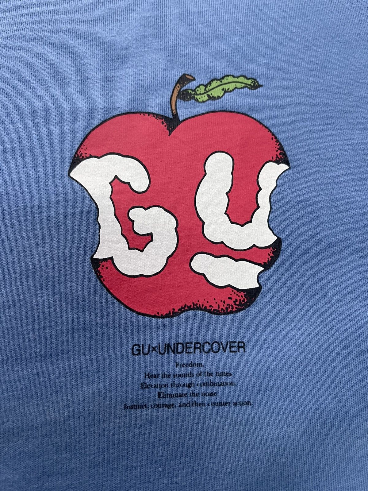 GU × Undercover VINTAGE GU X UNDERCOVER FREEDOM TEE VERY RARE Size US L / EU 52-54 / 3 - 1 Thumbnail