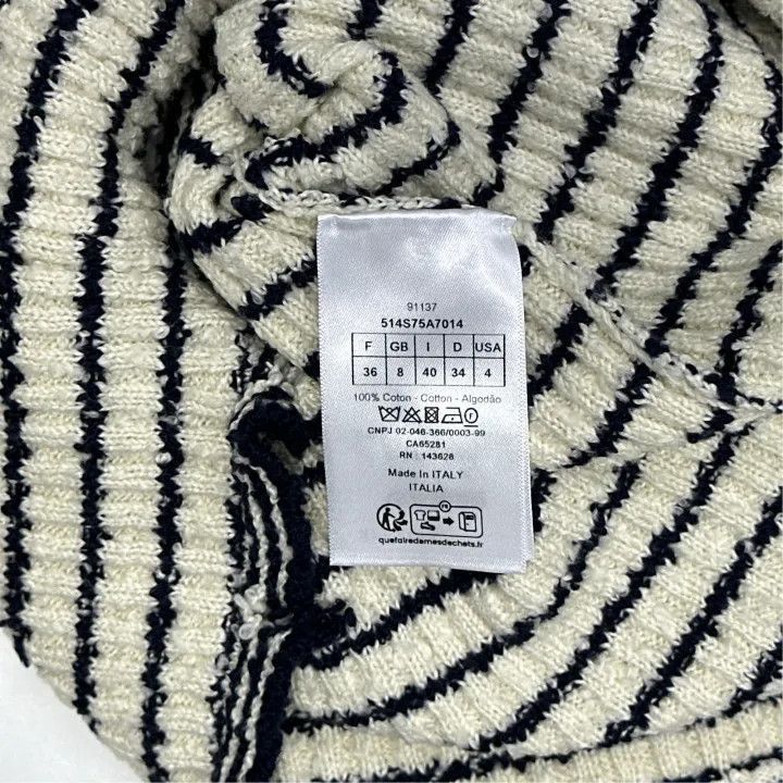 Other Dior SS25 Cruise Navy Striped T-Shirt 0079-2507 Size S / US 4 / IT 40 - 3 Thumbnail