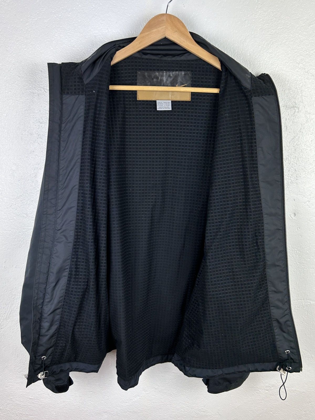 Nike 00s Vintage Nike Tech Nylon Fleece Outdoor Windbreaker Size US XL / EU 56 / 4 - 10 Thumbnail