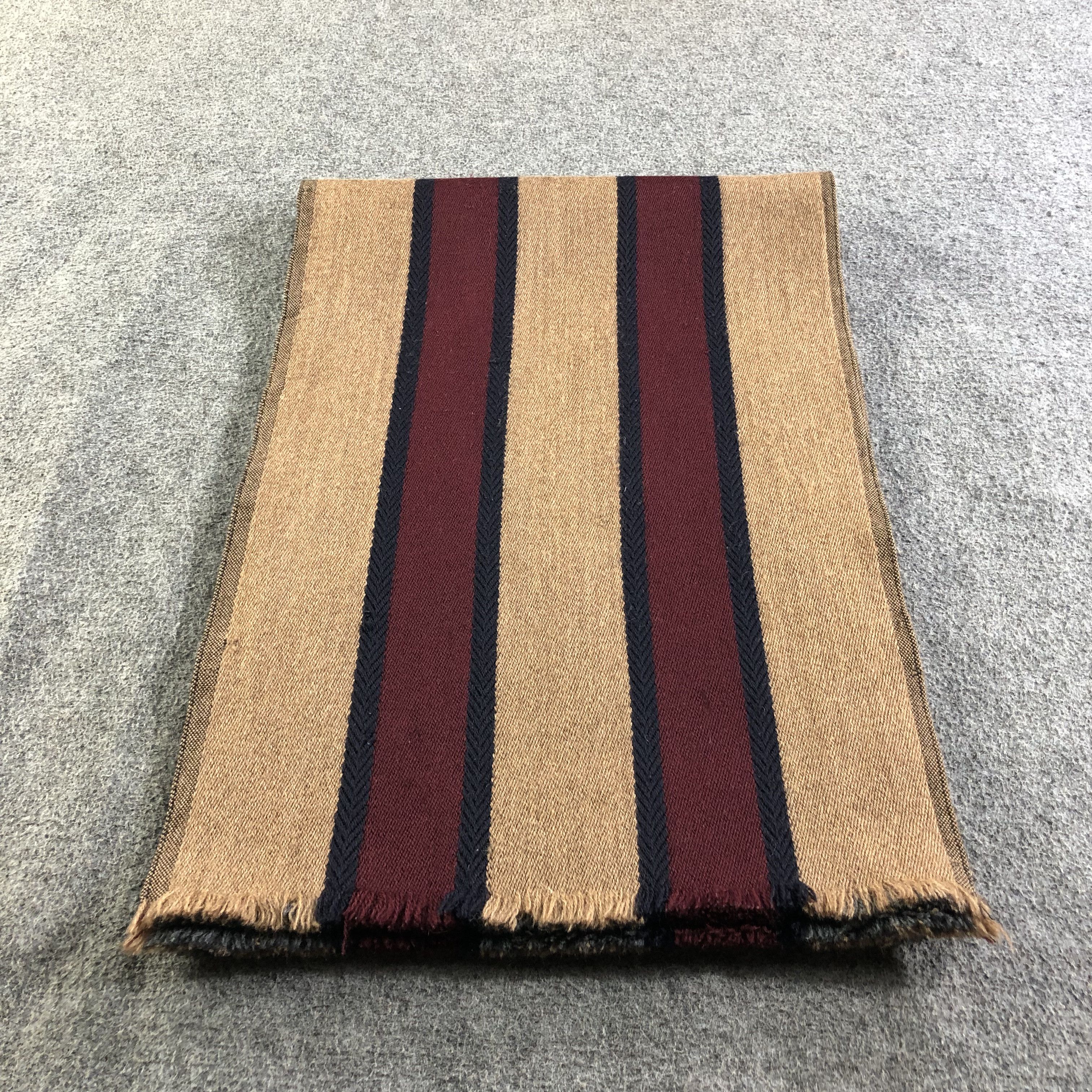 Brooks Brothers Brooks Brothers Striped Wool Scarf Muffler Neckwear V2183 Size ONE SIZE - 2 Thumbnail